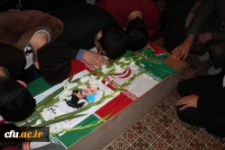 استقبال ووداع باشکوه وعاشقانه اساتید کارکنان ودانشجویان دانشگاه فرهنگیان استان قزوین با سردارشهید مدافع حرم حمیدمحمدرضایی 5