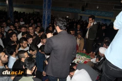 استقبال ووداع باشکوه وعاشقانه اساتید کارکنان ودانشجویان دانشگاه فرهنگیان استان قزوین با سردارشهید مدافع حرم حمیدمحمدرضایی 7