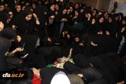 استقبال ووداع باشکوه وعاشقانه اساتید کارکنان ودانشجویان دانشگاه فرهنگیان استان قزوین با سردارشهید مدافع حرم حمیدمحمدرضایی 11