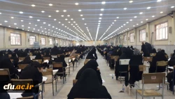 بازدید مدیرکل پشتیبانی و رفاه از برگزاری آزمون جامعه الزهرا(س) در استان قم 4