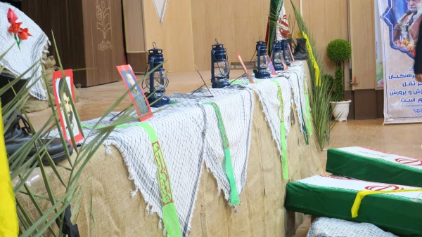 سومین سالگرد تدفین شهدای گمنام پردیس شهید باهنر فارس