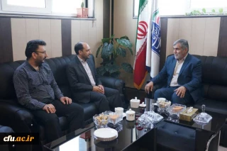 نشست سرپرست مرکز هوشمندسازی دانشگاه فرهنگیان با مدیر کل ارتباطات و فناوری اطلاعات استان قم