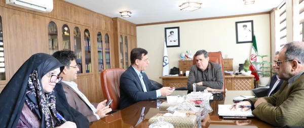 دیدار تیم اعزامی به دانشگاه جمک با ریاست محترم دانشگاه