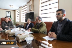 دیدار تیم اعزامی به دانشگاه جمک با ریاست محترم دانشگاه