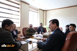 دیدار تیم اعزامی به دانشگاه جمک با ریاست محترم دانشگاه
