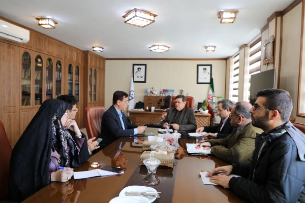 دیدار تیم اعزامی به دانشگاه جمک با ریاست محترم دانشگاه