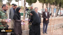 روز درختکاری در پردیسس شهید رجایی سمنان 3