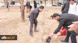روز درختکاری در پردیسس شهید رجایی سمنان 5
