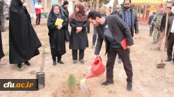 روز درختکاری در پردیسس شهید رجایی سمنان 7