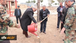 روز درختکاری در پردیس شهید رجایی سمنان 10