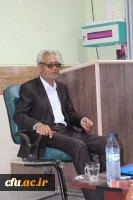 دیدار جمعی از دانشجویان دانشگاه فرهنگیان استان بوشهر با استاد هاشمی زاده رئیس سابق تربیت معلم خورموج 2