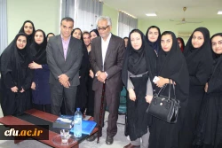 دیدار جمعی از دانشجویان دانشگاه فرهنگیان استان بوشهر با استاد هاشمی زاده رئیس سابق تربیت معلم خورموج 3