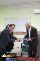 دیدار جمعی از دانشجویان دانشگاه فرهنگیان استان بوشهر با استاد هاشمی زاده رئیس سابق تربیت معلم خورموج 5