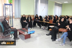 دیدار جمعی از دانشجویان دانشگاه فرهنگیان استان بوشهر با استاد هاشمی زاده رئیس سابق تربیت معلم خورموج 6