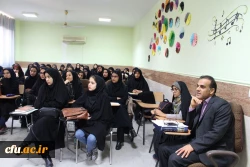 دیدار جمعی از دانشجویان دانشگاه فرهنگیان استان بوشهر با استاد هاشمی زاده رئیس سابق تربیت معلم خورموج 7