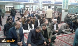 مراسم تشییع و تدفین  شهید گمنام در پردیس شهید مطهری دانشگاه فرهنگیان سیستان وبلوچستان  برگزار شد