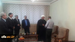 دیدار مشاورین رئیس دانشگاه فرهنگیان کشور با خانواده شهدا و جانباز دانشگاه فرهنگیان خراسان رضوی