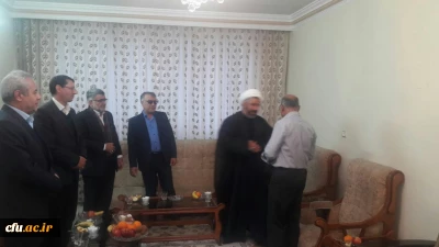 دیدار مشاورین رئیس دانشگاه فرهنگیان کشور با خانواده شهدا و جانباز دانشگاه فرهنگیان خراسان رضوی