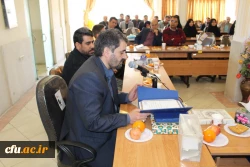 برگزاری جلسه شورای اداری دانشگاه فرهنگیان قزوین وتجلیل ازسه همکاربازنشسته درپایان اسفندماه جاری 5