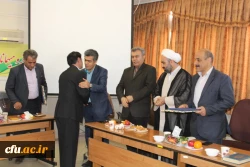 برگزاری جلسه شورای اداری دانشگاه فرهنگیان قزوین وتجلیل ازسه همکاربازنشسته درپایان اسفندماه جاری 10