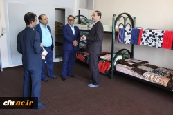 بازدید مدیرکل پشتیبانی و رفاه دانشگاه فرهنگیان از آماده سازی ستاد اسکان دانشگاه فرهنگیان استان بوشهر 3