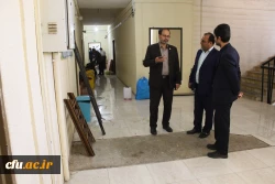بازدید مدیرکل پشتیبانی و رفاه دانشگاه فرهنگیان از آماده سازی ستاد اسکان دانشگاه فرهنگیان استان بوشهر 5