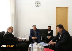 دیدار دکتر خنیفر با رییس مجلس شورای اسلامی  2