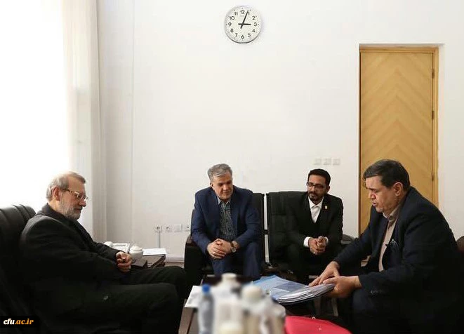 دیدار دکتر خنیفر با رییس مجلس شورای اسلامی  2