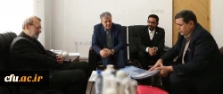دیدار رییس دانشگاه فرهنگیان با رییس مجلس شورای اسلامی 2