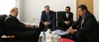 دیدار رییس دانشگاه فرهنگیان با رییس مجلس شورای اسلامی