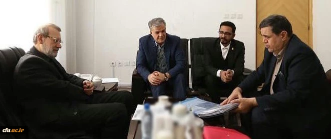 دیدار رییس دانشگاه فرهنگیان با رییس مجلس شورای اسلامی 2