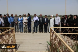 بازدید دکتر محمدی معاون فرهنگی واجتماعی دانشگاه فرهنگیان از مناطق عملیاتی دفاع مقدس وکاروان راهیان نور دانشجو معلمان