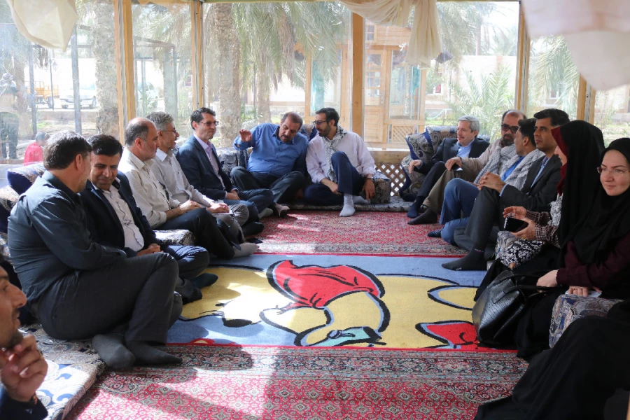 بازدید دکتر محمدی معاون فرهنگی واجتماعی دانشگاه فرهنگیان از مناطق عملیاتی دفاع مقدس وکاروان راهیان نور دانشجو معلمان