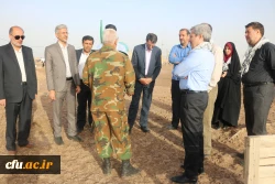 بازدید دکتر محمدی معاون فرهنگی واجتماعی دانشگاه فرهنگیان از مناطق عملیاتی دفاع مقدس وکاروان راهیان نور دانشجو معلمان