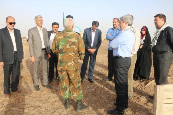 بازدید دکتر محمدی معاون فرهنگی واجتماعی دانشگاه فرهنگیان از مناطق عملیاتی دفاع مقدس وکاروان راهیان نور دانشجو معلمان