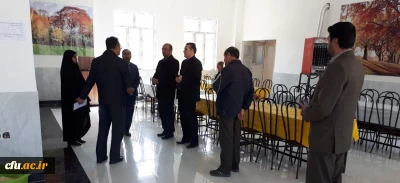 بازدید مشاور معاون توسعه ورئیس اداره امور حقوقی سازمان مرکزی از پردیس های استان کرمانشاه