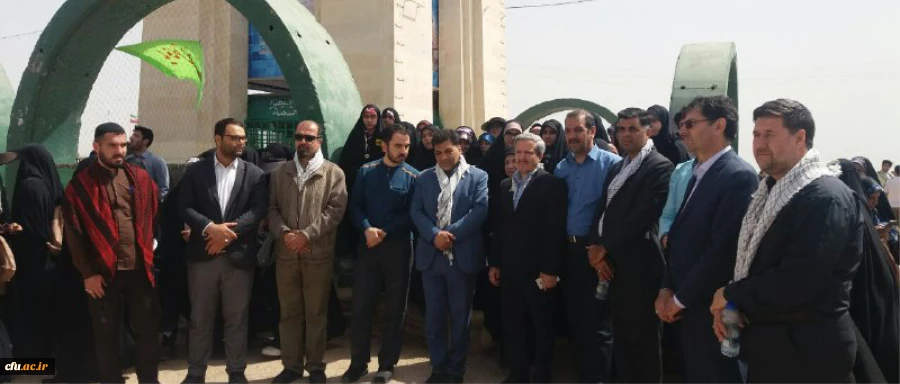 تجدید بیعت مدیران فرهنگی استان های دانشگاه فرهنگیان با شهدا همراه با کاروان راهیان نور 2