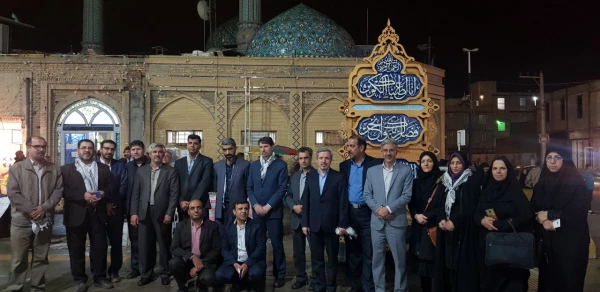 تجدید بیعت مدیران فرهنگی استان های دانشگاه فرهنگیان با شهدا همراه با کاروان راهیان نور 9