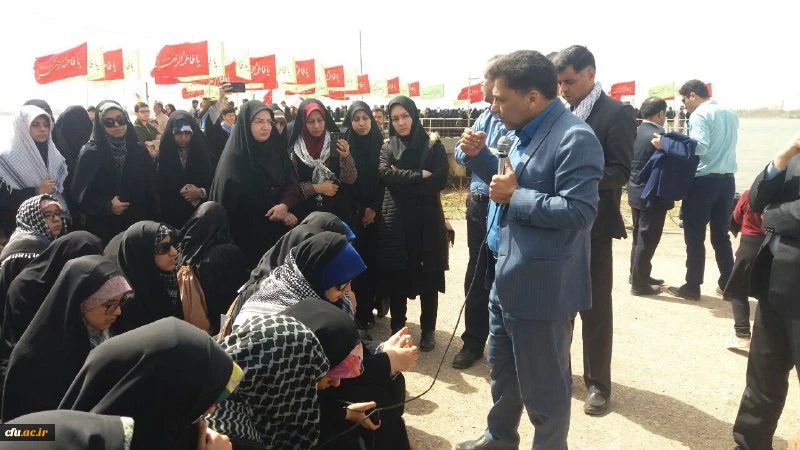 تجدید بیعت مدیران فرهنگی استان های دانشگاه فرهنگیان با شهدا همراه با کاروان راهیان نور 11