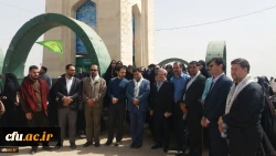 حضور معاون و مدیران ستادی معاونت فرهنگی و اجتماعی دانشگاه فرهنگیان در کربلای ایرانخاطره ی این سرزمین ها را زنده نگه دارید اینها شاهد برترین فداکاری ها و مجاهدتها و ازخودگذشتگی ها بوده اند. مقام معظم رهبری 2