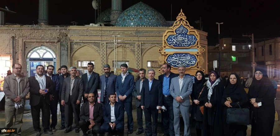 حضور معاون و مدیران ستادی معاونت فرهنگی و اجتماعی دانشگاه فرهنگیان در کربلای ایرانخاطره ی این سرزمین ها را زنده نگه دارید اینها شاهد برترین فداکاری ها و مجاهدتها و ازخودگذشتگی ها بوده اند. مقام معظم رهبری 3