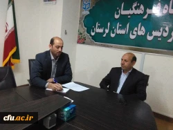 مصاحبه با سرپرست مدیریت امور پردیس های دانشگاه فرهنگیان استان لرستان