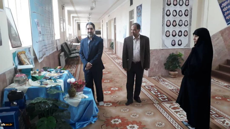 بازدید دکتر توان مدیریت امور پردیس های دانشگاه فرهنگیان استان کرمان از پایگاه اسکان نوروزی پردیس شهید باهنر