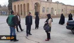 بازدید دکتر توان مدیریت امور پردیس های دانشگاه فرهنگیان استان کرمان از پایگاه اسکان نوروزی پردیس شهید باهنر
