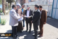بازدید دکتر سمیعی از پایگاه های اسکان نوروزی دانشگاه فرهنگیان کرمان