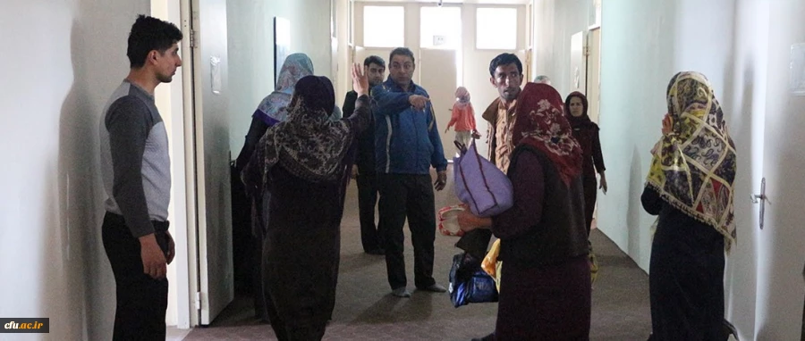 اسکان خانواده های سیل زده در دانشگاه فرهنگیان استان گلستان 9