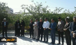 آیین تجدید میثاق با شهید گمنام درپردیس شهید مطهری برگزار شد