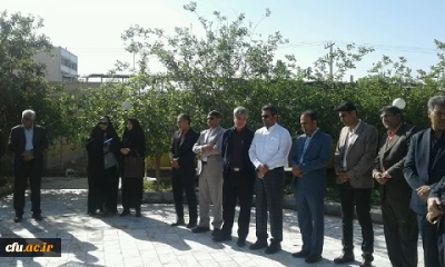 آیین تجدید میثاق با شهید گمنام درپردیس شهید مطهری زاهدان برگزار شد