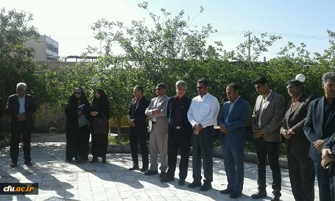 آیین تجدید میثاق با شهید گمنام درپردیس شهید مطهری برگزار شد