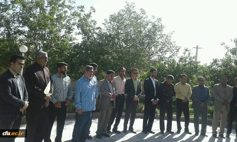 آیین تجدید میثاق با شهید گمنام درپردیس شهید مطهری برگزار شد